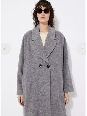 NWT Rita Row Gray Wool Blend Coat